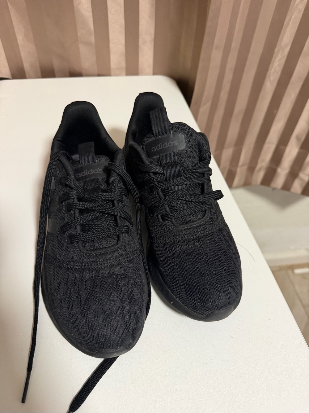 adidas women’s Black Mesh Athletic Sneakers